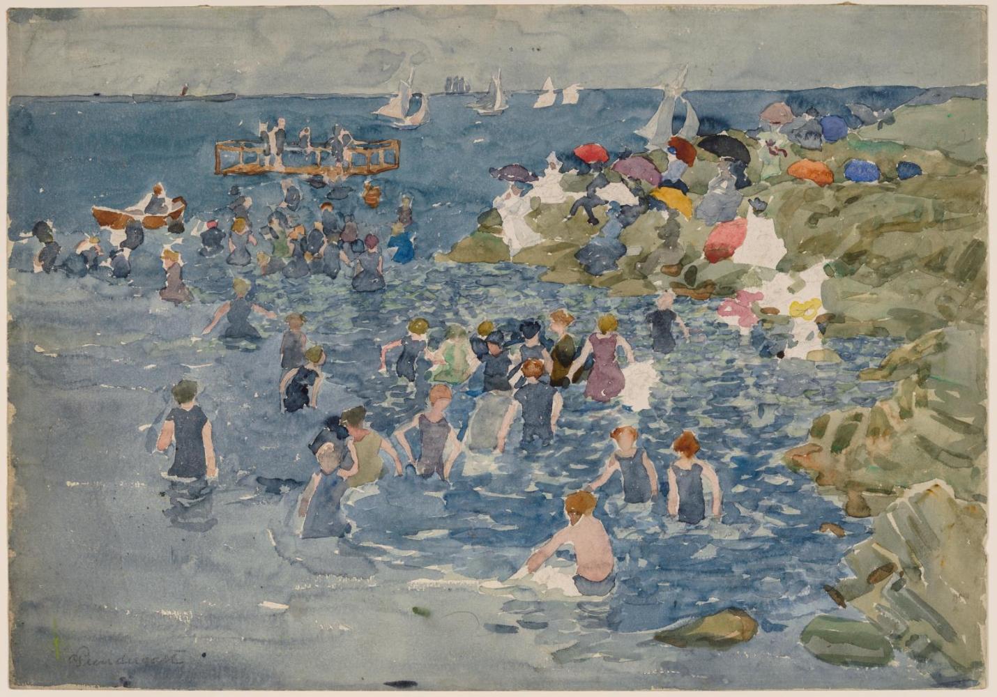 Bathing, Marblehead