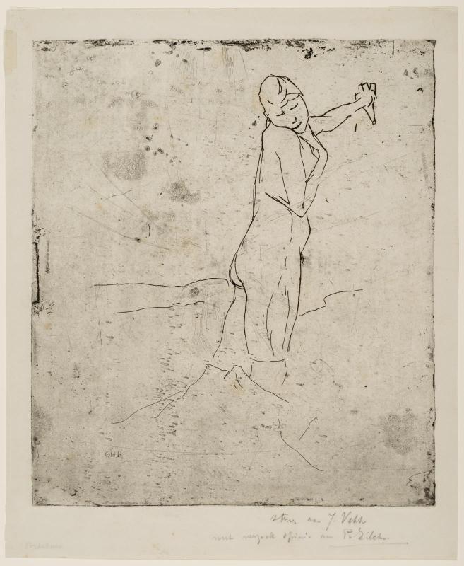 Study of a Standing Female Nude