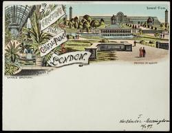 A GREETING from CRYSTAL PALACE LONDON.
North Nave. - General View.
