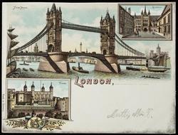 LONDON. 
TOWER-BRIDGE. TOWER. GUILDHALL