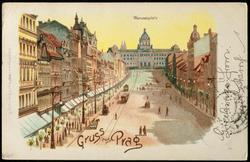 Gruss aus Prag.
Wenzelsplatz