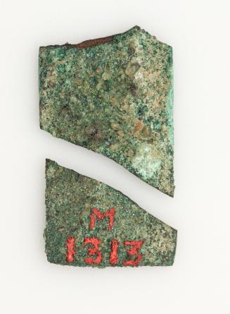 Plaque from a foundation deposit