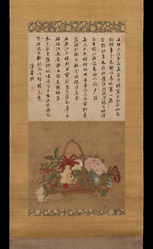 Flowers in a basket