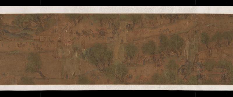 Spring festival along the river, after Zhang Zeduan
