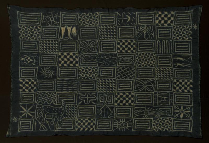 Ekpe (Leopard) Society cloth