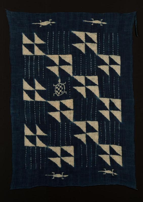 Ekpe (Leopard) Society cloth