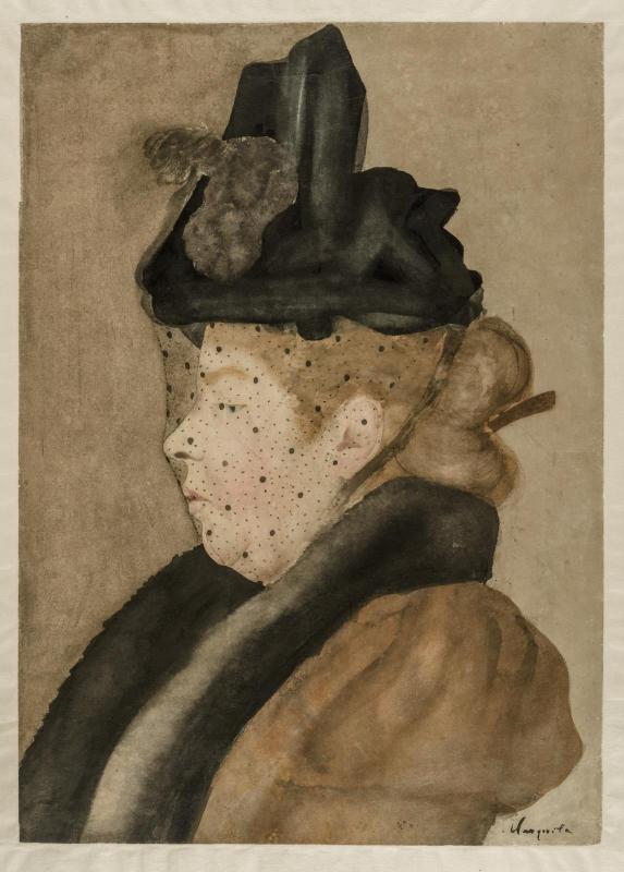 Portrait of the Artist's Wife with Veil