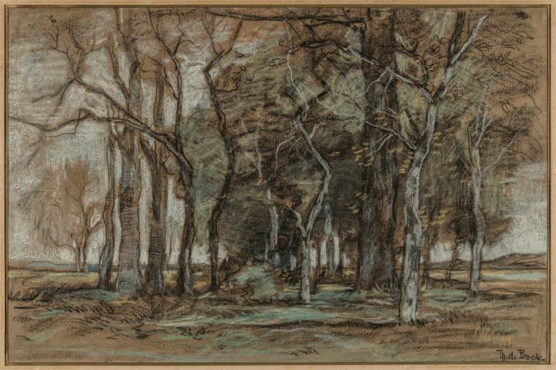 Landscape with Row of Trees