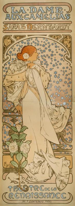 La Dame aux Camélias/ Sarah Bernhardt/ Théâtre de la Renaissance