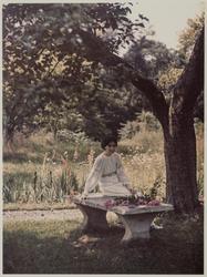Anna Kindlund, Artist, Long Island, c1910