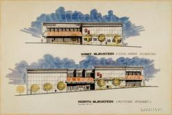 UA  Building, West Elevation, Van Ness Avenue, North Elevation, Sutter Street