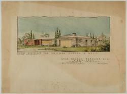 Adobe Residence for Dr. and Mrs. Joseph B. Wylie, Rivera, California
