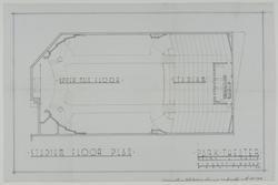 Floor Plan of Park Theater, Selma, California