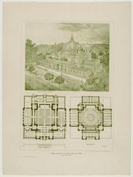 Design for a Guild Hall submitted for the Soane Medallion