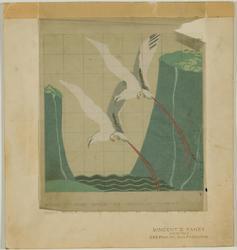 Koae-(Bos'n Birds) on Molokai-Hawaii, Glass Block Window