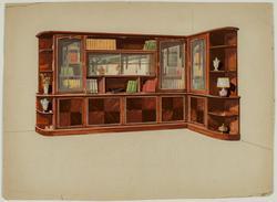 Study for a large bookcase