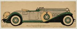 Design for a car, Wells Straight Eight Roadster Model 2-49