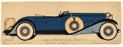 Design for a car, Wells Straight Eight Roadster Model 3-49