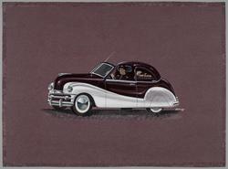 Design for British Austin Town Delivery Car