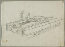 Design for a two-door convertible car