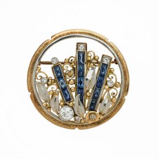 Circular brooch