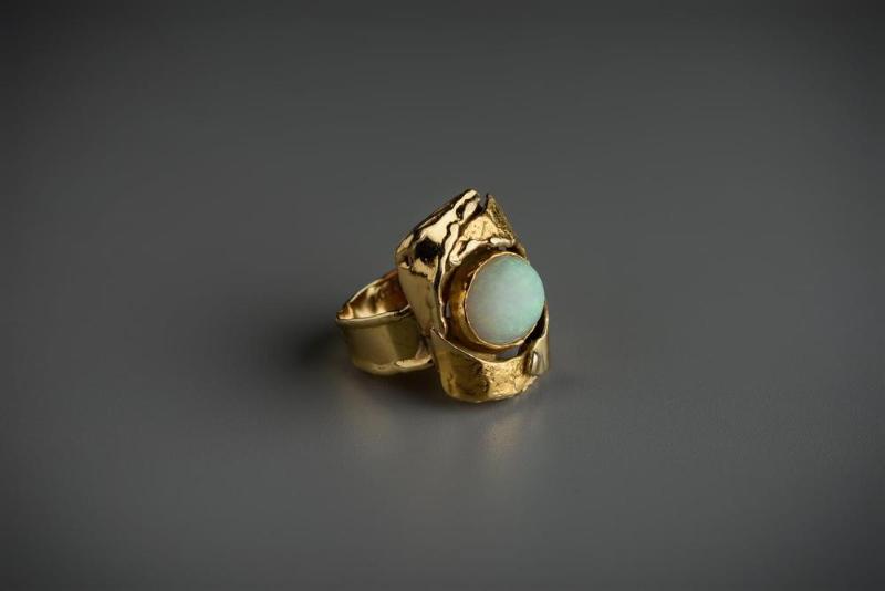 Gold Opal Ring