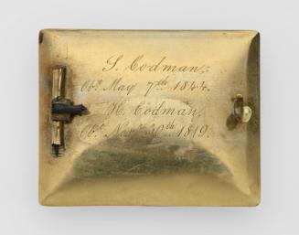 Memorial brooch for S. Codman and H. Codman