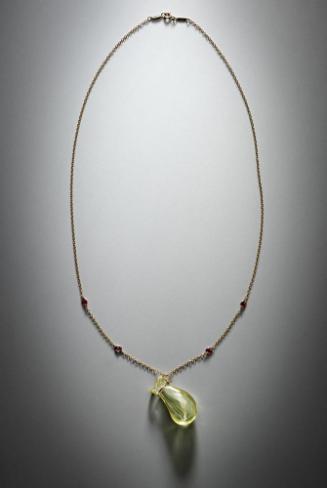 Necklace with jug pendant