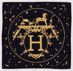 Vif Argent (mercury) silk scarf