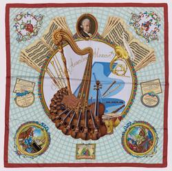 Hommage a Mozart silk scarf