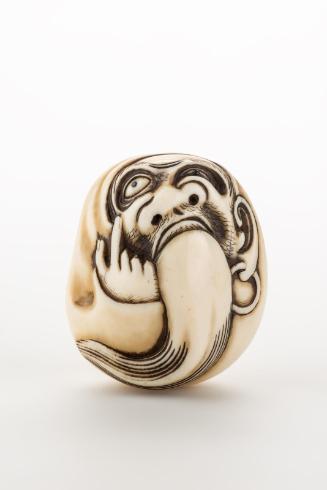 Daruma, His Hossu as His Beard