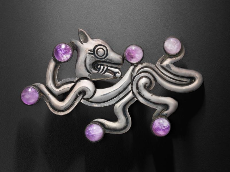 Jaguar Brooch (Prendedor en forma de jaguar)