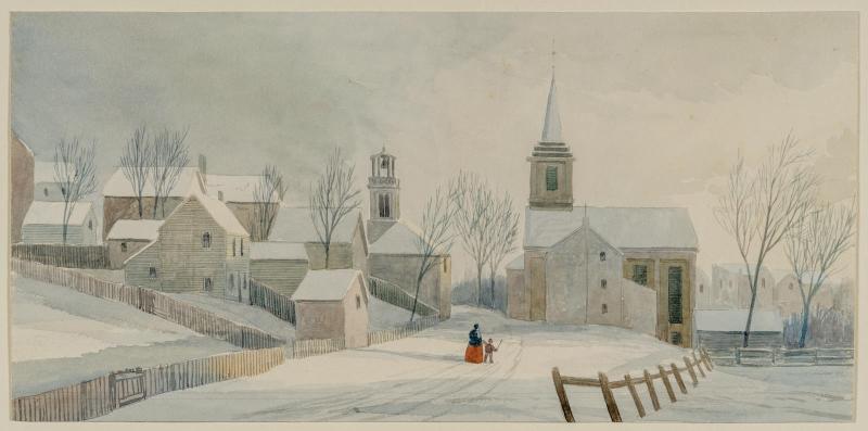 Street in Winter, Richmond, Indiana