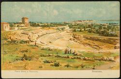 Teatro Greco e Panorama. 
Siracusa.