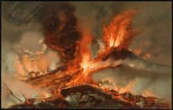 NAPOLI - Erruzione del Vesuvio

