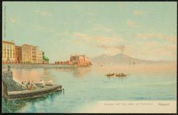 Castello dell' Ovo dalla via Partenope  Napoli
