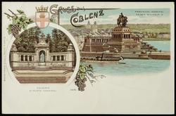 GRUSS aus COBLENZ
PROVINZIAL - DENKMAL KAISER WILHELM I.
