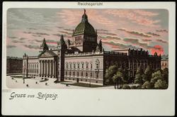 GRUSS aus LEIPZIG. 
Reichsgericht.