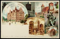 GRAND HOTEL NÜRNBERG 
RUDOLF LOTZ.
