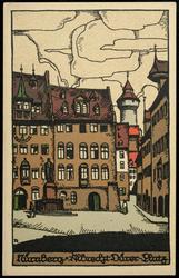 NürnBerg - Albrecht Dürer-Platz.
