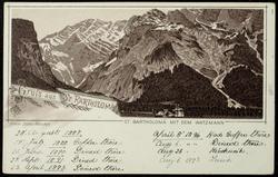 Gruss aus ST. BARTHOLOMÄ 
ST. BARTHOLOMÄ MIT DEM WATZMANN