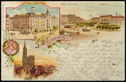 GRUSS aus STRASSBURG i/E 
HOTEL PFEIFFER
