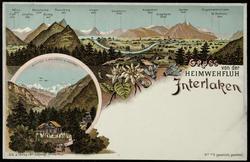 GRUSS von der HEIMWEHFLUH Interlaken
