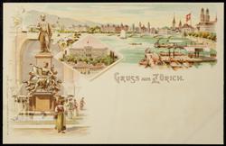 GRUSS AUS ZÜRICH.
