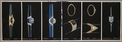 Design proposals for six Hamilton wristwatches