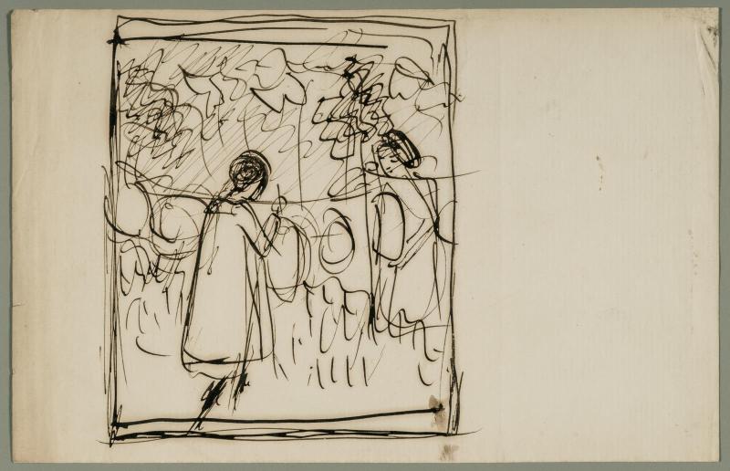 Study for Carnation, Lily, Lily, Rose