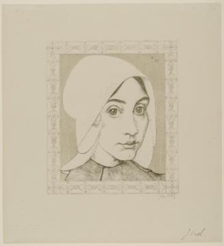 Portrait of Heintje, a girl from Huizen