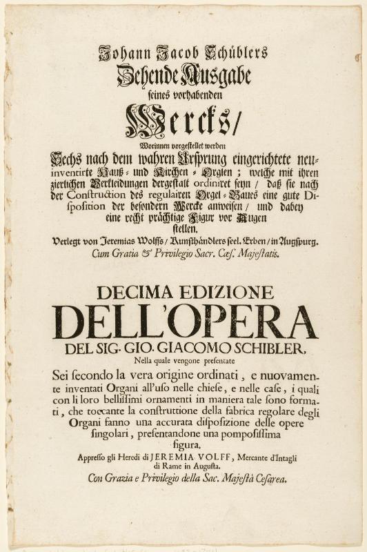 Cover sheet for organ designs
