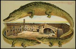 Court Yard Fort Marion, St. Augustine, Florida.

