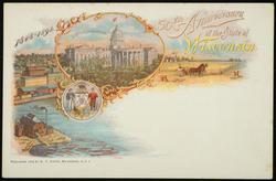 50th Anniversary of the State of Wisconsin. 1848 - 1898.

